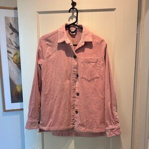 Stoic Pink Corduroy Button-Up Shirt
